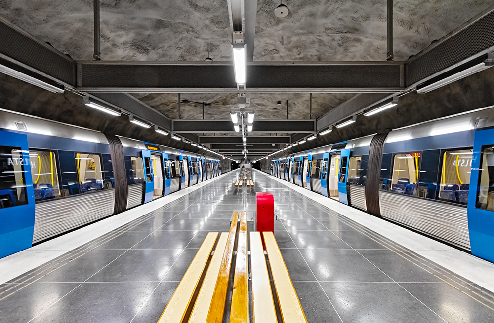 En station i Stockholms tunnelbana.